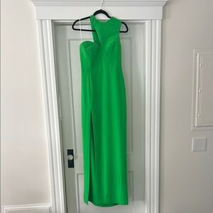 Elegant Green Evening Dress